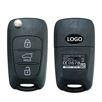 CN051147 3 Кнопки Подлинного Дистанционного Откидного Ключа Для Kia Soul 2008 + OEM Auto Key SEKS-AM10TX 433 МГц 95430-2K211 95430-2K201