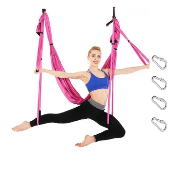 Воздушная веревка для йоги Растягивает ногу, раздвигает эластичный тренажер для йоги в стойке на руках и наклоняется для растяжки