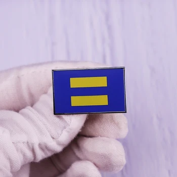 Гордость ЛГБТК Значок с флагом равенства прав человека и наиболее узнаваемые символы трансгендеров