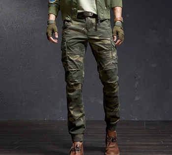 Модные Высококачественные Тонкие военные камуфляжные повседневные тактические брюки-карго, уличная одежда, Джоггеры Harajuku, Мужская одежда, Брюки